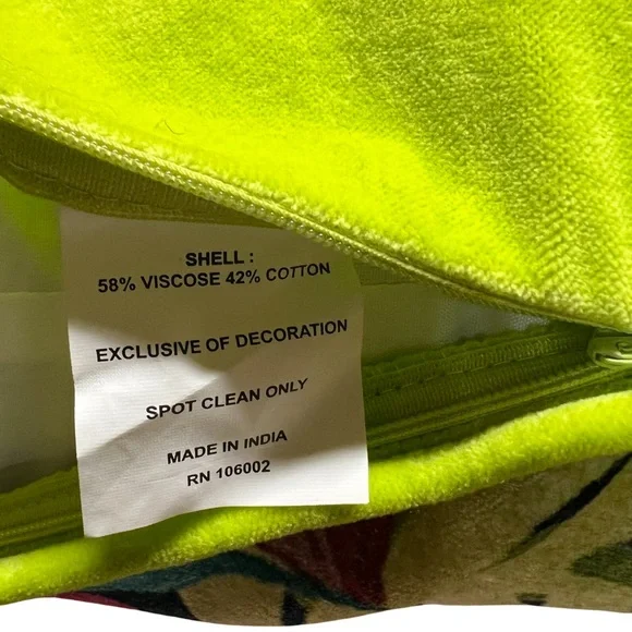 A World Traveler Collection NWT Blue Pink Black Panther Plush Accent Pillow - Picture 5 of 9